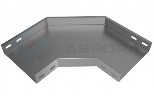 Угловая секция монтажного лотка 50x50x0.7 - подробное фото