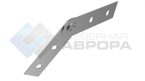 Соединитель кабельных лотков шарнирный СНШ 40x2 мм - подробное фото